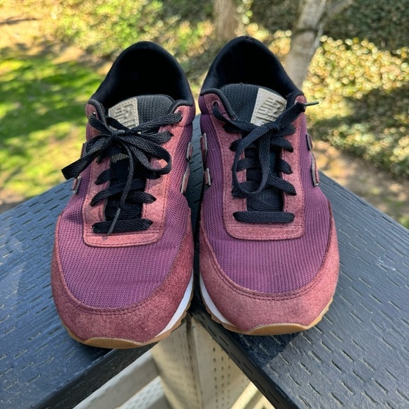 New Balance Men’s Burgandy Wine Suede 501 Shoes Size 8 - Picture 3 of 8